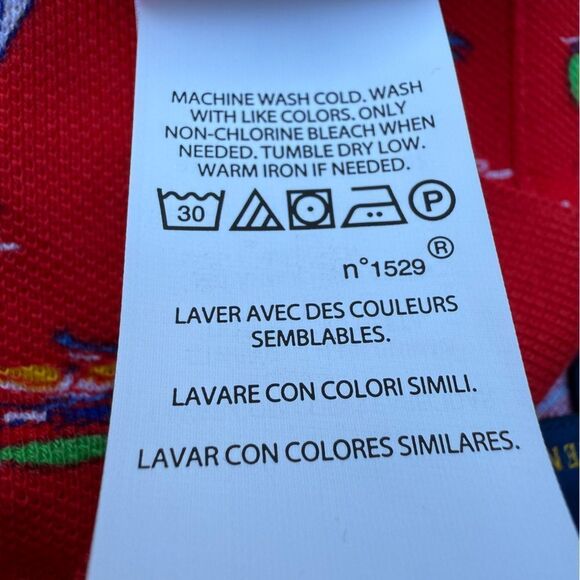 Polo Ralph Lauren Big Boys Sailboat Mesh Polo Shirt Red – Size 5 NWT - Picture 14 of 17